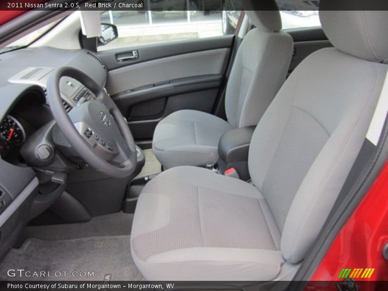 Red Brick / Charcoal 2011 Nissan Sentra 2.0 S