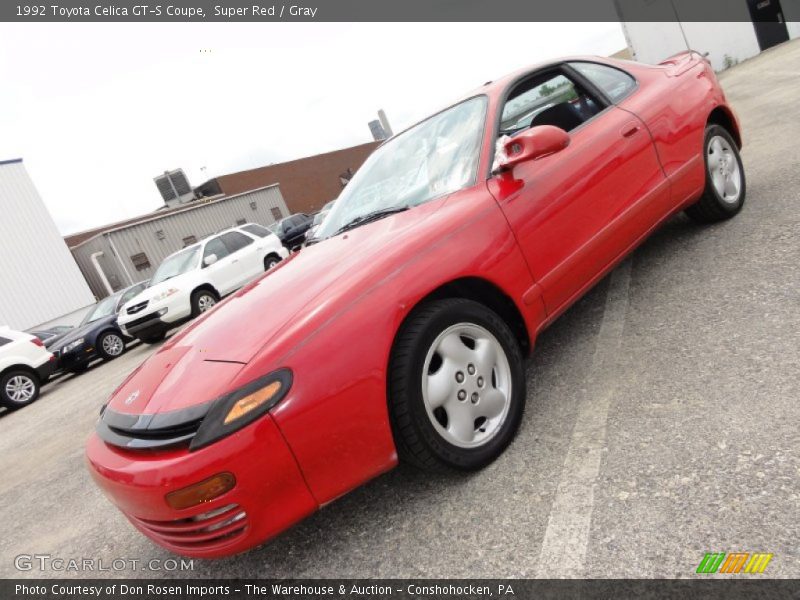 Super Red / Gray 1992 Toyota Celica GT-S Coupe