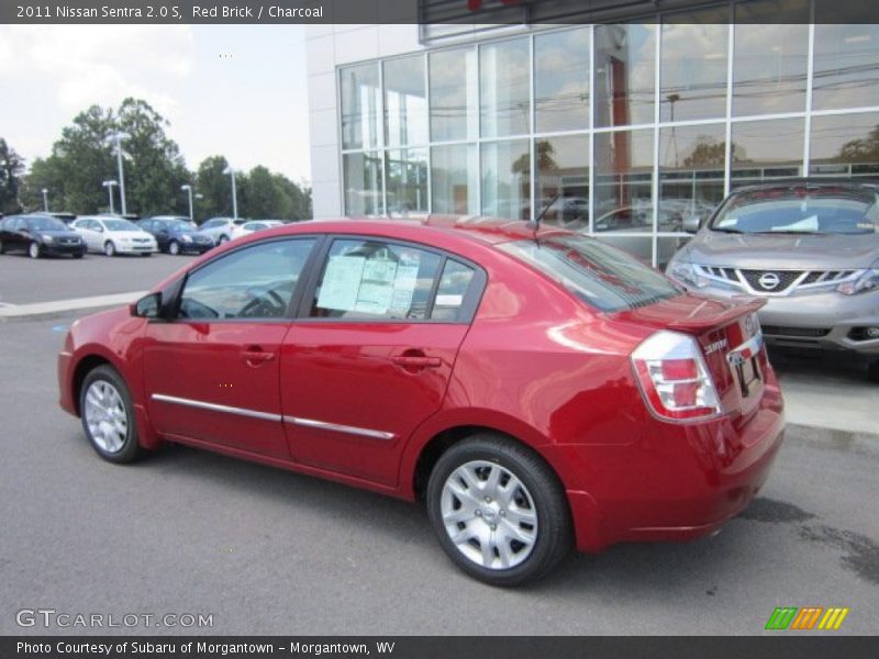 Red Brick / Charcoal 2011 Nissan Sentra 2.0 S