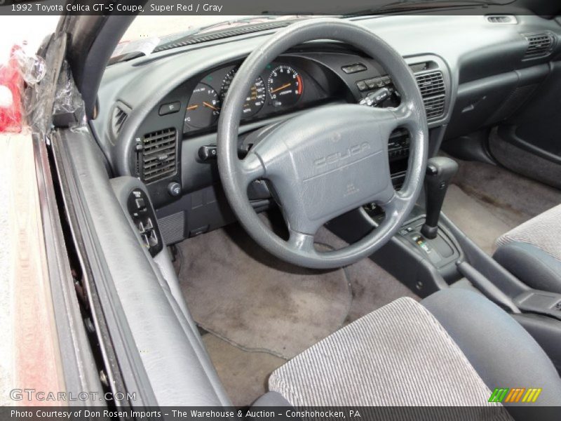  1992 Celica GT-S Coupe Gray Interior