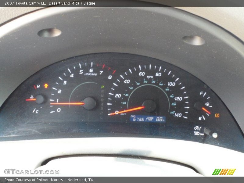 Desert Sand Mica / Bisque 2007 Toyota Camry LE