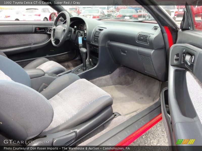  1992 Celica GT-S Coupe Gray Interior
