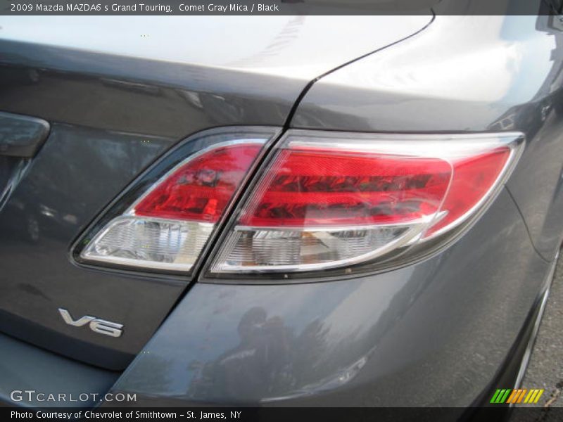 Comet Gray Mica / Black 2009 Mazda MAZDA6 s Grand Touring