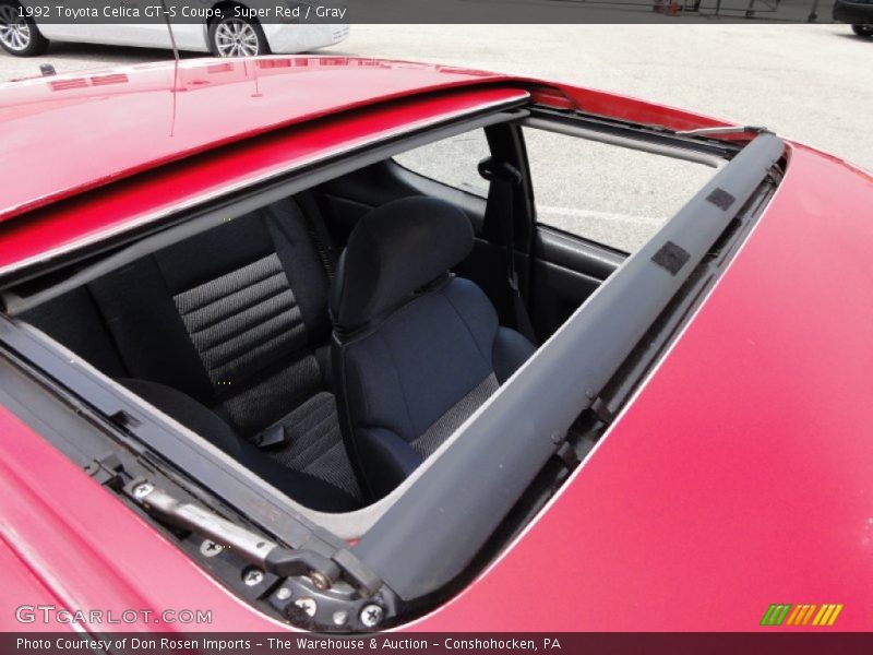 Super Red / Gray 1992 Toyota Celica GT-S Coupe