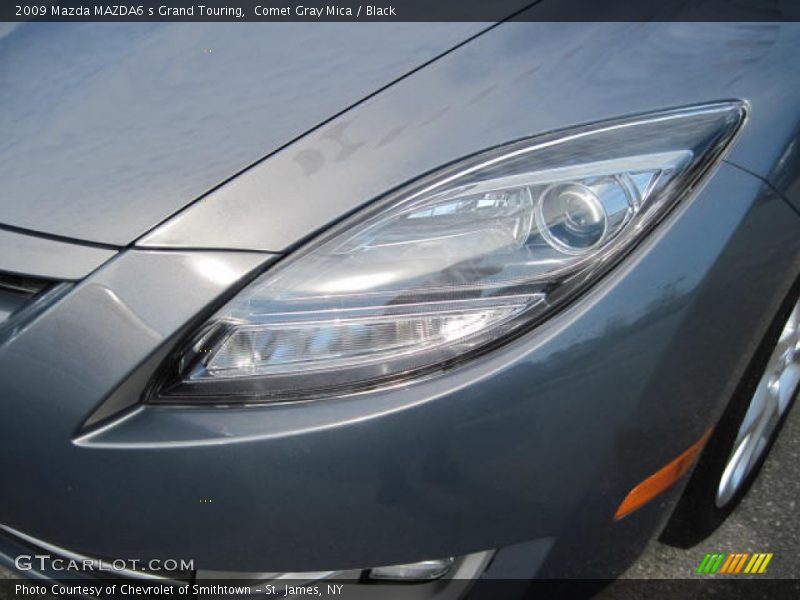 Comet Gray Mica / Black 2009 Mazda MAZDA6 s Grand Touring