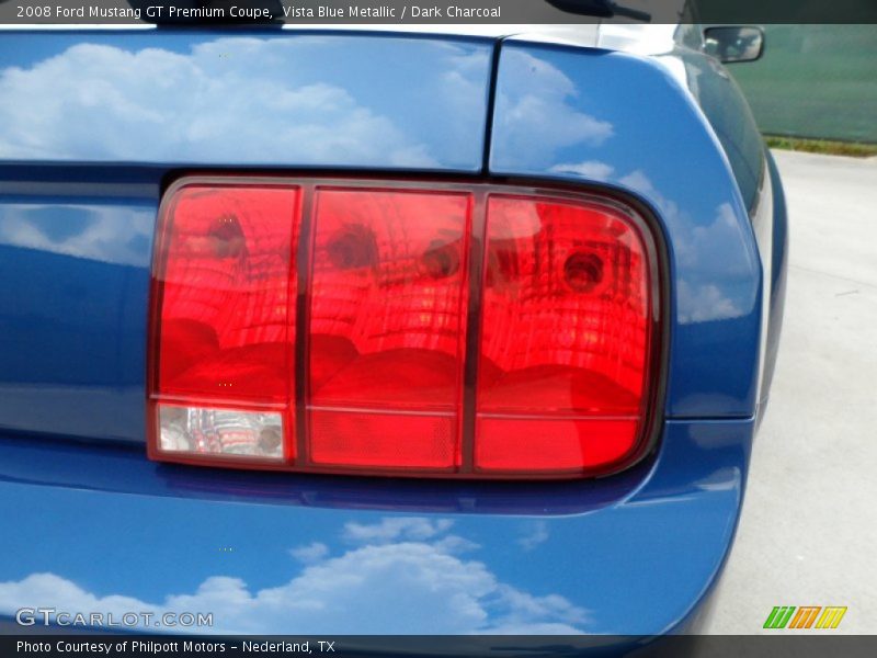 Vista Blue Metallic / Dark Charcoal 2008 Ford Mustang GT Premium Coupe