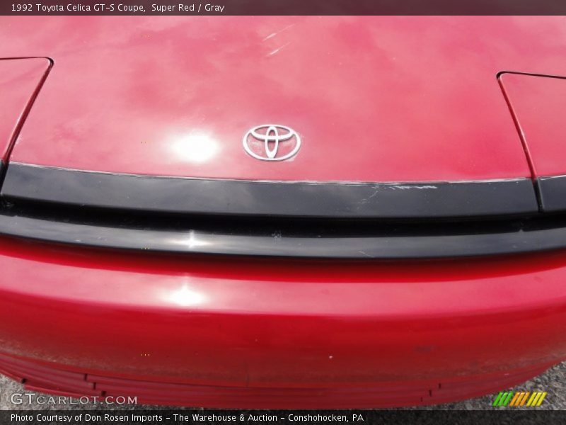 Super Red / Gray 1992 Toyota Celica GT-S Coupe