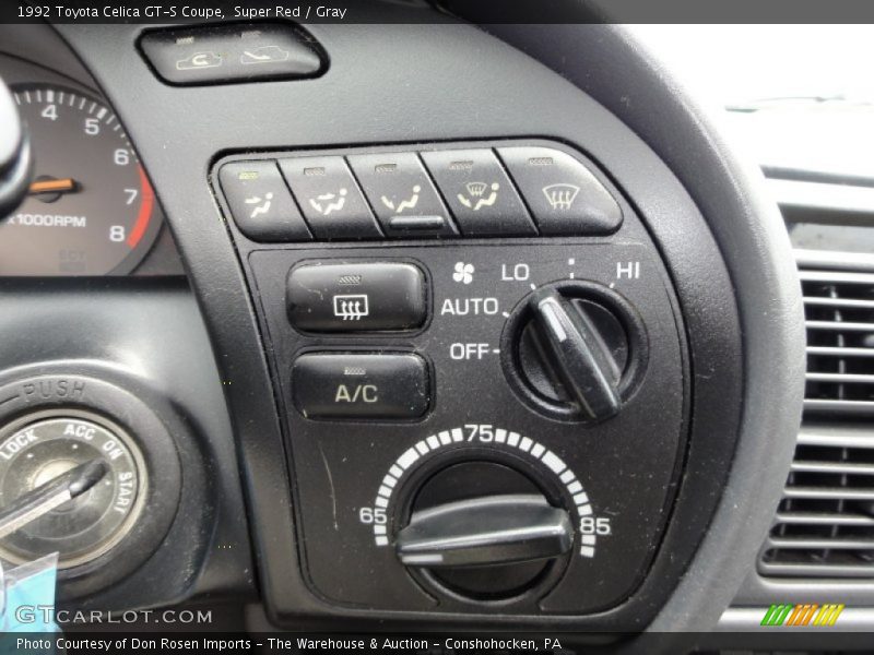 Controls of 1992 Celica GT-S Coupe