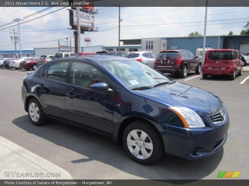 Blue Onyx / Charcoal 2011 Nissan Sentra 2.0