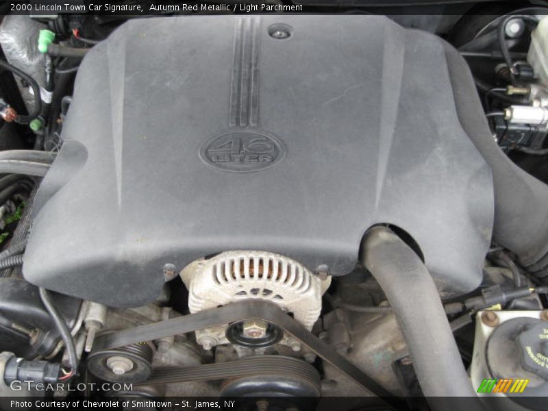 Autumn Red Metallic / Light Parchment 2000 Lincoln Town Car Signature