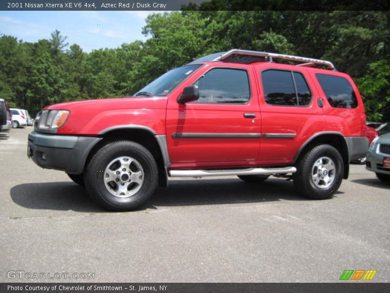 Aztec Red / Dusk Gray 2001 Nissan Xterra XE V6 4x4