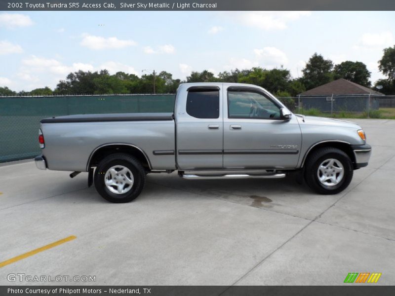 Silver Sky Metallic / Light Charcoal 2002 Toyota Tundra SR5 Access Cab