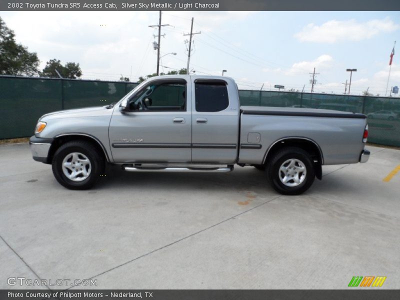 Silver Sky Metallic / Light Charcoal 2002 Toyota Tundra SR5 Access Cab