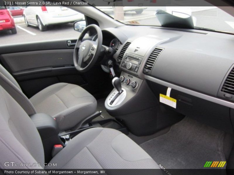 Lava Red / Charcoal 2011 Nissan Sentra 2.0 SR