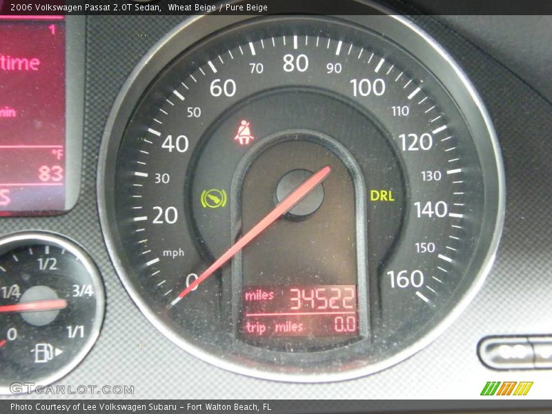 Wheat Beige / Pure Beige 2006 Volkswagen Passat 2.0T Sedan