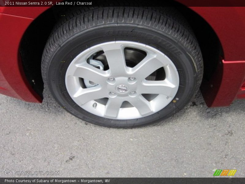 Lava Red / Charcoal 2011 Nissan Sentra 2.0 SR