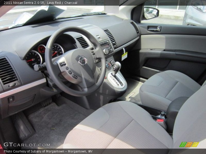 Lava Red / Charcoal 2011 Nissan Sentra 2.0 SR