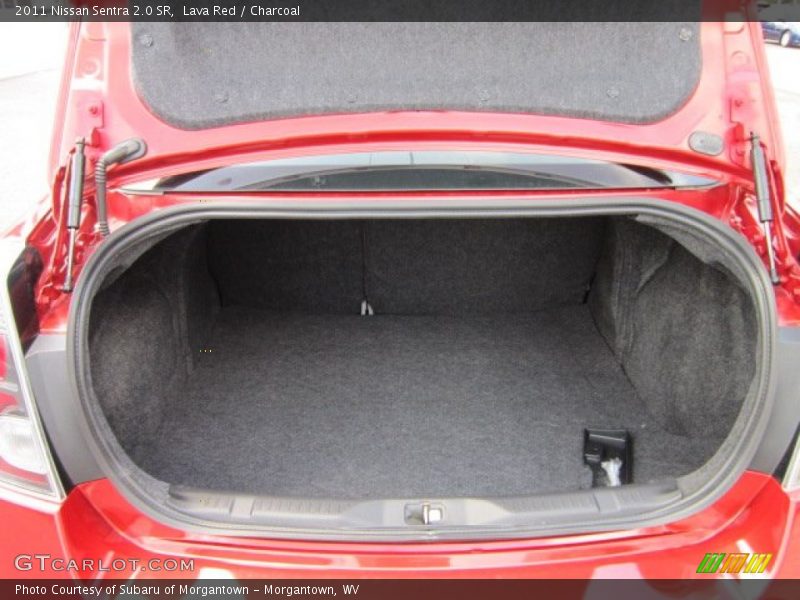 Lava Red / Charcoal 2011 Nissan Sentra 2.0 SR
