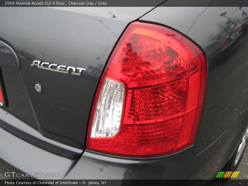 Charcoal Gray / Gray 2009 Hyundai Accent GLS 4 Door