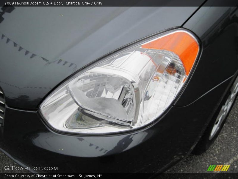 Charcoal Gray / Gray 2009 Hyundai Accent GLS 4 Door