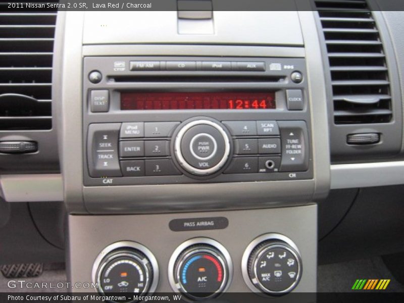 Lava Red / Charcoal 2011 Nissan Sentra 2.0 SR