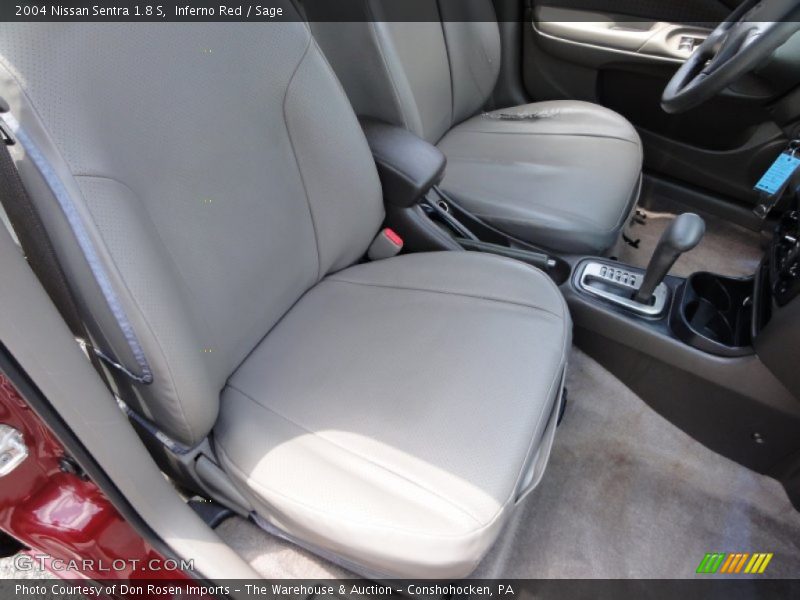 Inferno Red / Sage 2004 Nissan Sentra 1.8 S