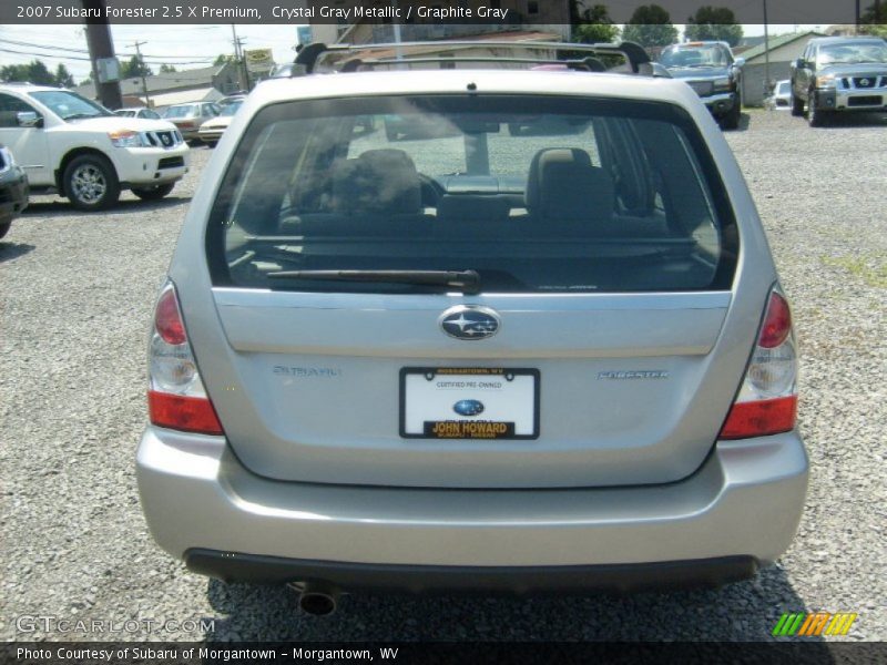 Crystal Gray Metallic / Graphite Gray 2007 Subaru Forester 2.5 X Premium