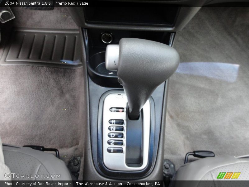 Inferno Red / Sage 2004 Nissan Sentra 1.8 S