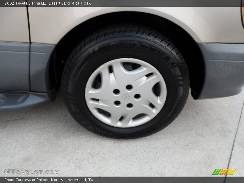 Desert Sand Mica / Oak 2002 Toyota Sienna LE