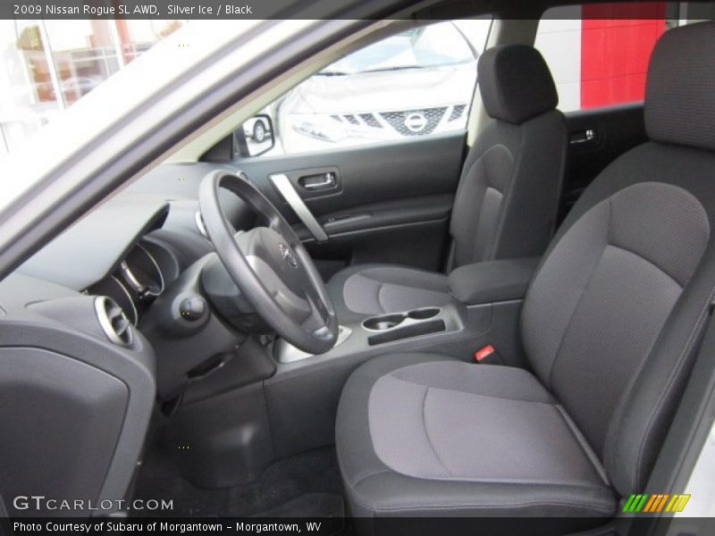Silver Ice / Black 2009 Nissan Rogue SL AWD