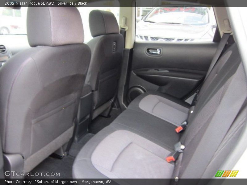 Silver Ice / Black 2009 Nissan Rogue SL AWD