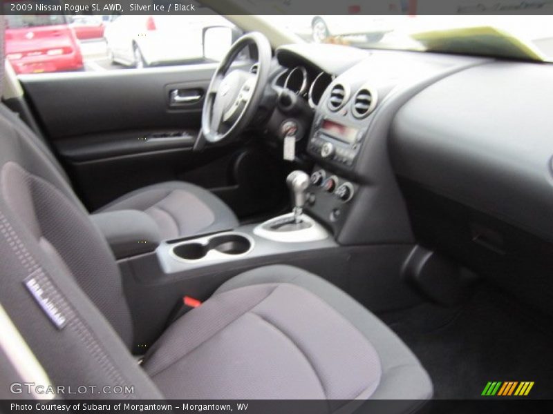 Silver Ice / Black 2009 Nissan Rogue SL AWD