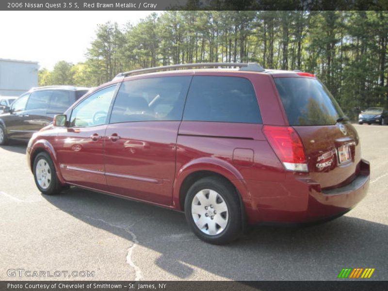 Red Brawn Metallic / Gray 2006 Nissan Quest 3.5 S