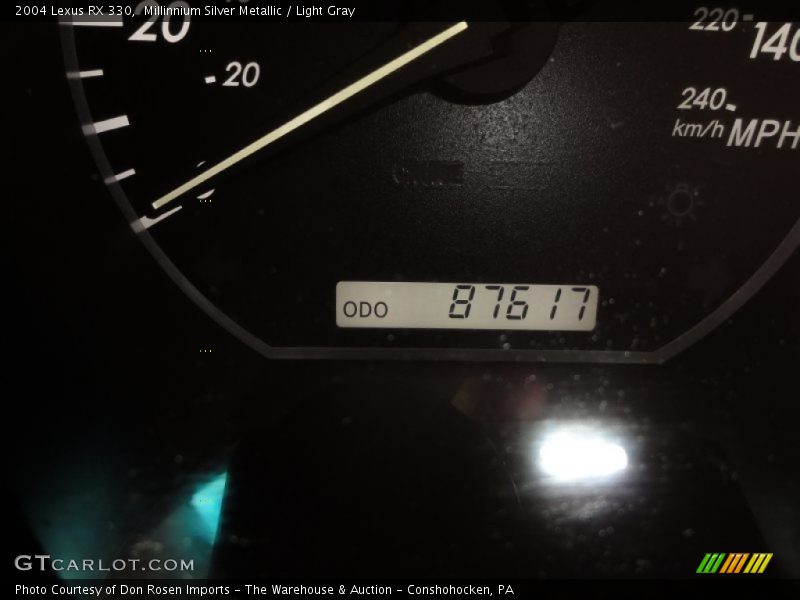Millinnium Silver Metallic / Light Gray 2004 Lexus RX 330