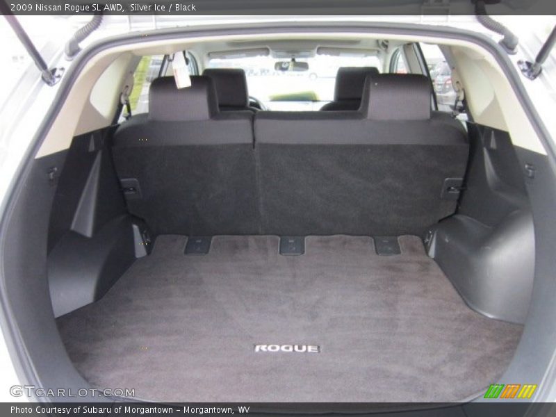 Silver Ice / Black 2009 Nissan Rogue SL AWD