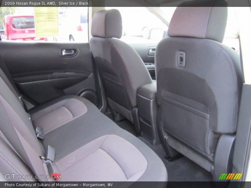Silver Ice / Black 2009 Nissan Rogue SL AWD