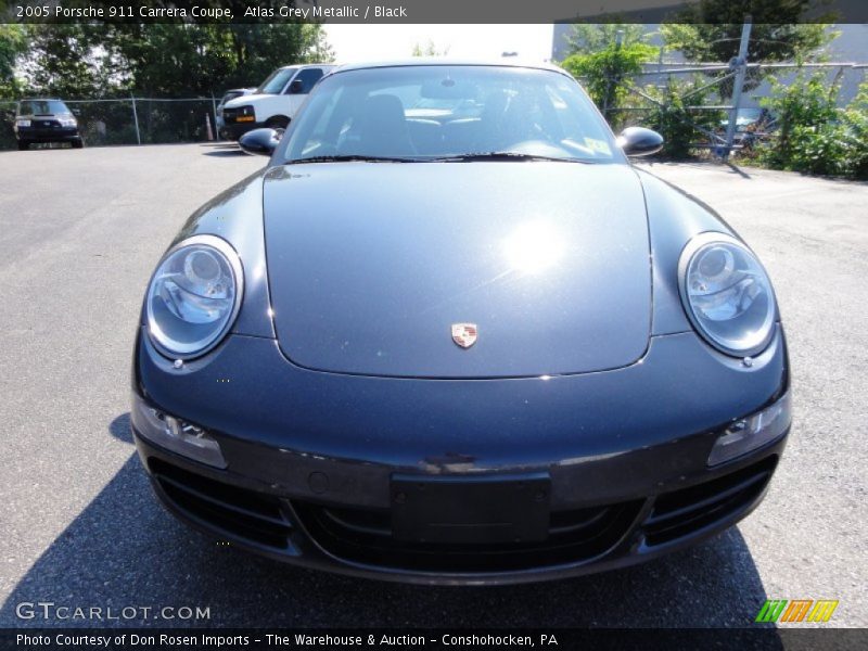 Atlas Grey Metallic / Black 2005 Porsche 911 Carrera Coupe