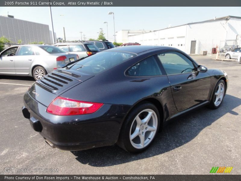 Atlas Grey Metallic / Black 2005 Porsche 911 Carrera Coupe