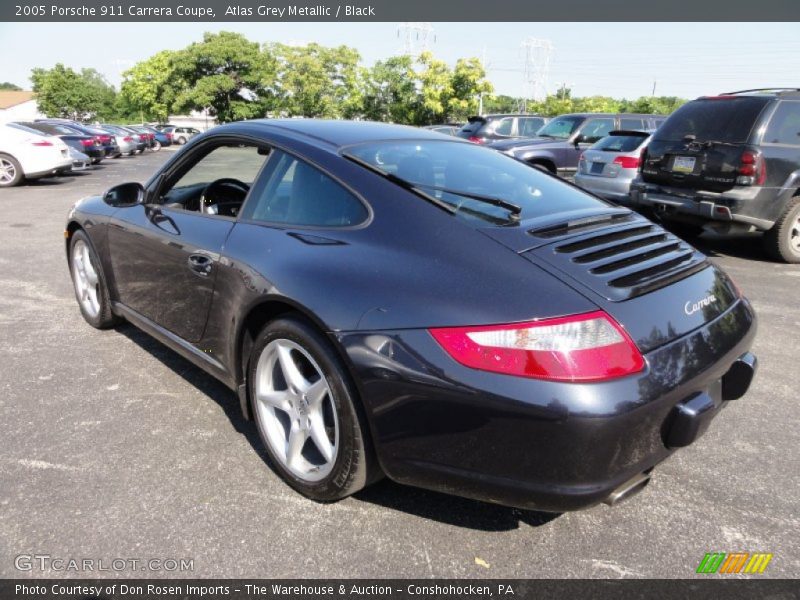 Atlas Grey Metallic / Black 2005 Porsche 911 Carrera Coupe