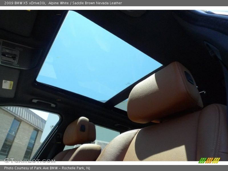 Alpine White / Saddle Brown Nevada Leather 2009 BMW X5 xDrive30i