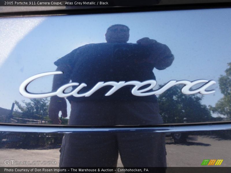 Atlas Grey Metallic / Black 2005 Porsche 911 Carrera Coupe