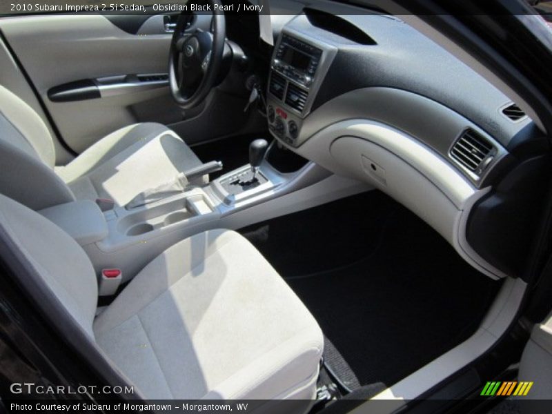 Obsidian Black Pearl / Ivory 2010 Subaru Impreza 2.5i Sedan