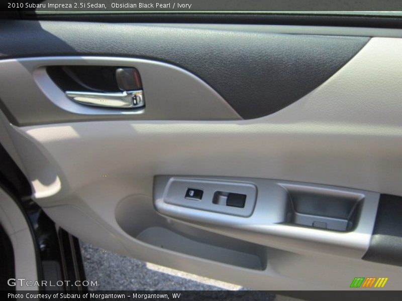 Obsidian Black Pearl / Ivory 2010 Subaru Impreza 2.5i Sedan