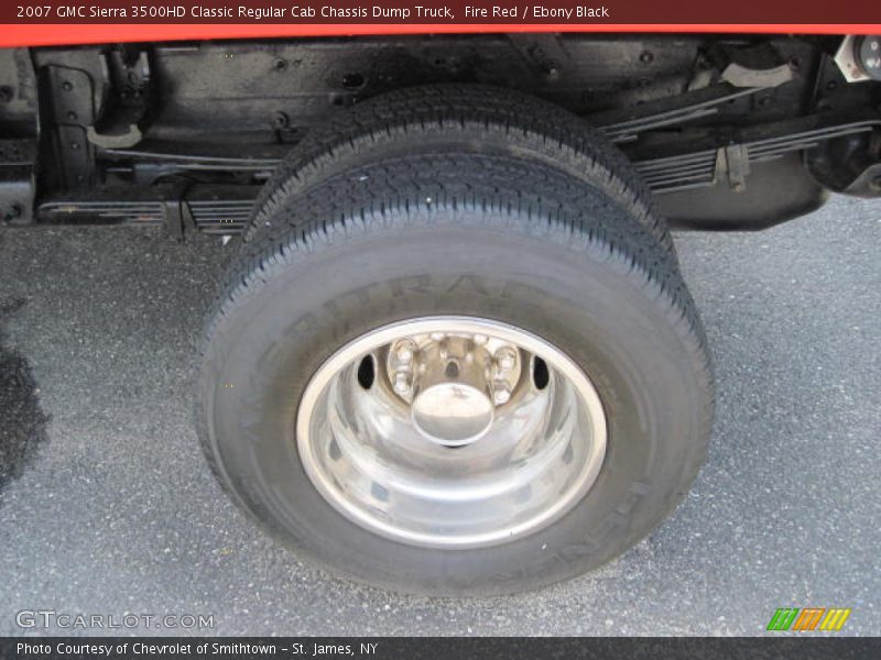 Fire Red / Ebony Black 2007 GMC Sierra 3500HD Classic Regular Cab Chassis Dump Truck