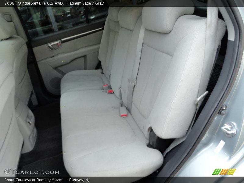 Platinum Sage / Gray 2008 Hyundai Santa Fe GLS 4WD