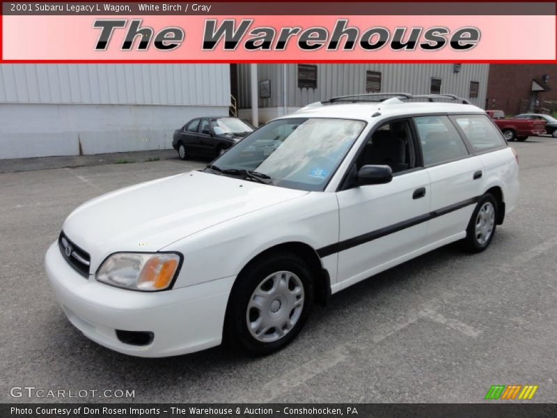 White Birch / Gray 2001 Subaru Legacy L Wagon