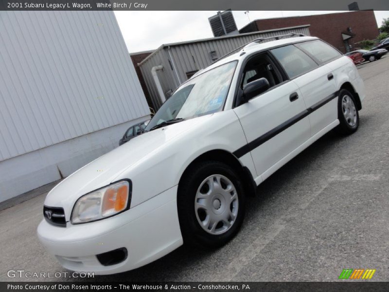 White Birch / Gray 2001 Subaru Legacy L Wagon