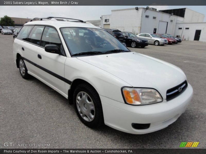 White Birch / Gray 2001 Subaru Legacy L Wagon