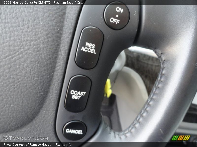 Platinum Sage / Gray 2008 Hyundai Santa Fe GLS 4WD