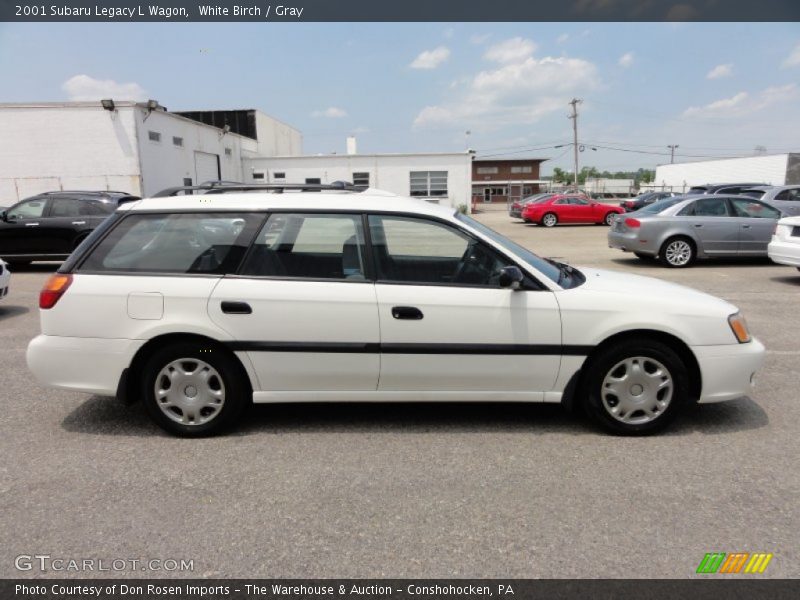  2001 Legacy L Wagon White Birch